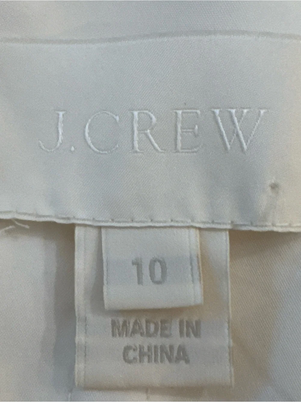 NWT J.Crew Silk Chiffon Bridesmaid Dress Champagne Pleated Size 10 Knee Length